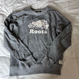 Women’s Roots Crew Neck Salt and Pepper